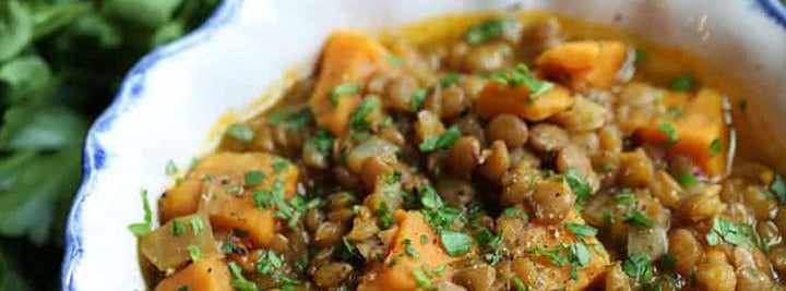 Lentil and Sweet Potato Stew